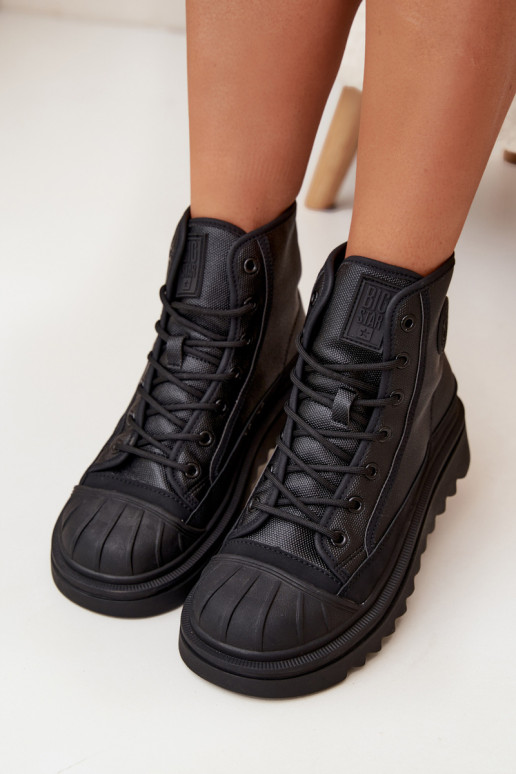 tõmblukuga Sieviešu siltināti Big Star OO274A355 melnas krāsas