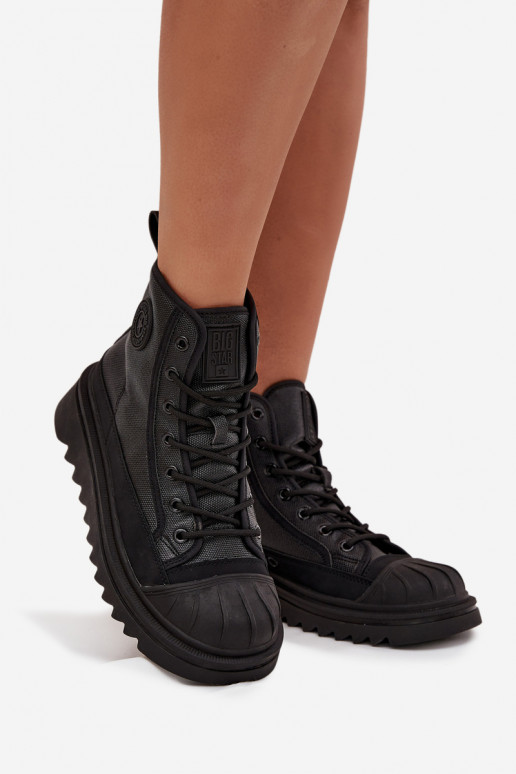 tõmblukuga Sieviešu siltināti Big Star OO274A355 melnas krāsas