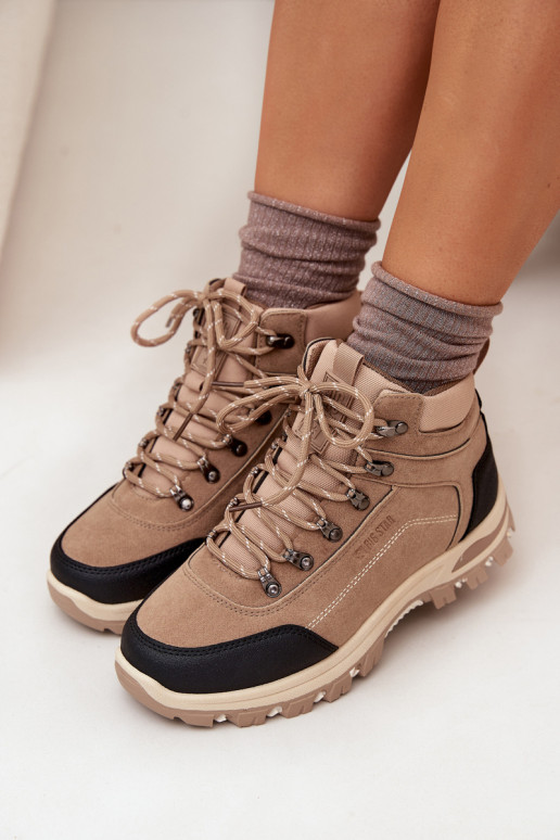 pārgājienu zābaki Sieviešu Big Star SS274095 smilšu krāsas