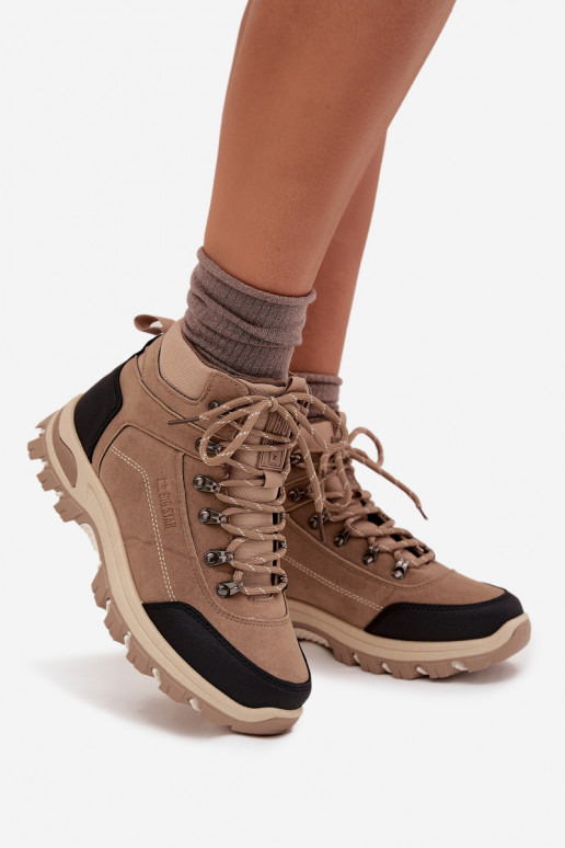 pārgājienu zābaki Sieviešu Big Star SS274095 smilšu krāsas