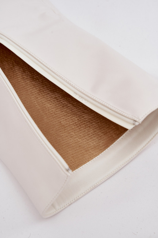 siltināti garie zābaki ar papēdiINyIniniętą CholeInką baltas krāsas Tamonia