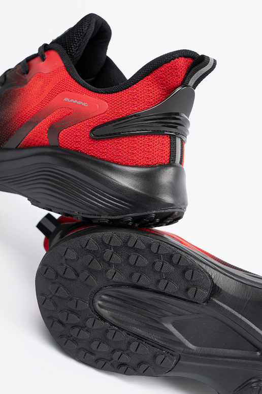 Melns sarkans gaisma sieviešu apavi Vīriešiem