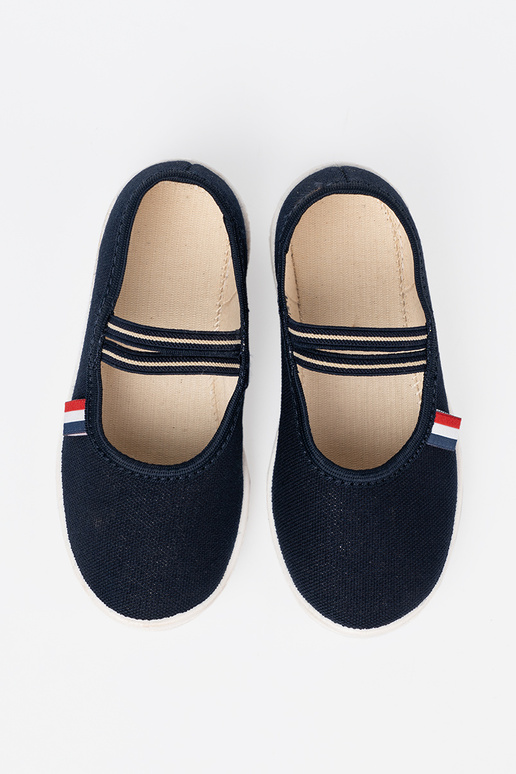 Gaisma Zilas krāsas Apavi z elastīgsm paskiem