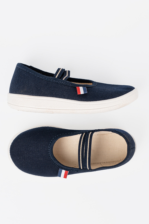 Gaisma Zilas krāsas Apavi z elastīgsm paskiem