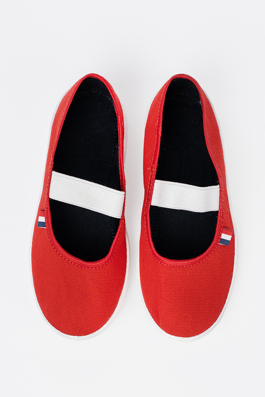 Gaisma sarkans Apavi z elastīgsm paskiem