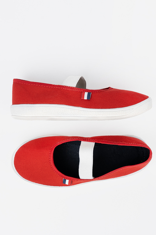 Gaisma sarkans Apavi z elastīgsm paskiem