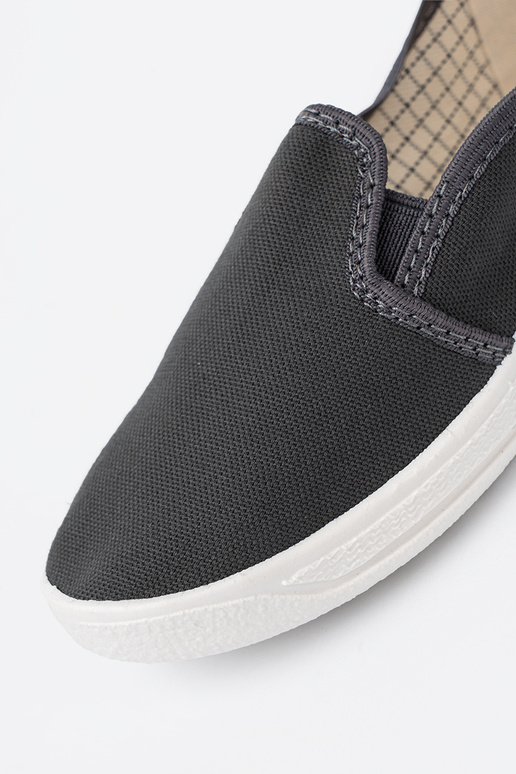 Proste pelēkas krāsas kurpes z elastīgsmi InstaInkami puicisks