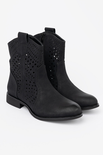 Ažūrs Melnas krāsas zābaki