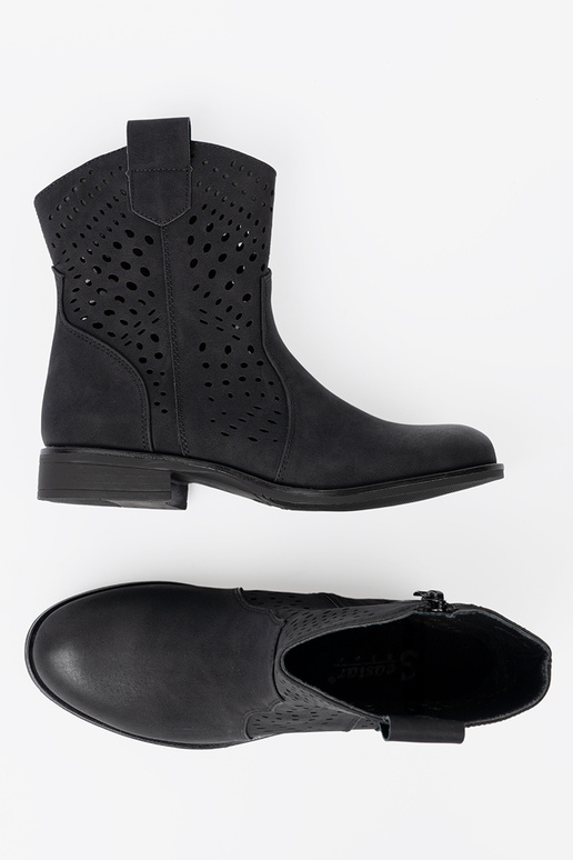 Ažūrs Melnas krāsas zābaki