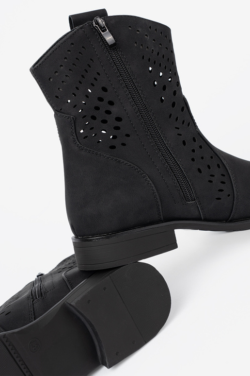 Ažūrs Melnas krāsas zābaki