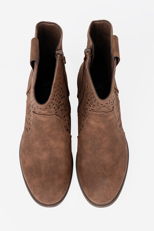 Ažūrs brūnas krāsas zābaki Ažūrs brūnas krāsas zābaki