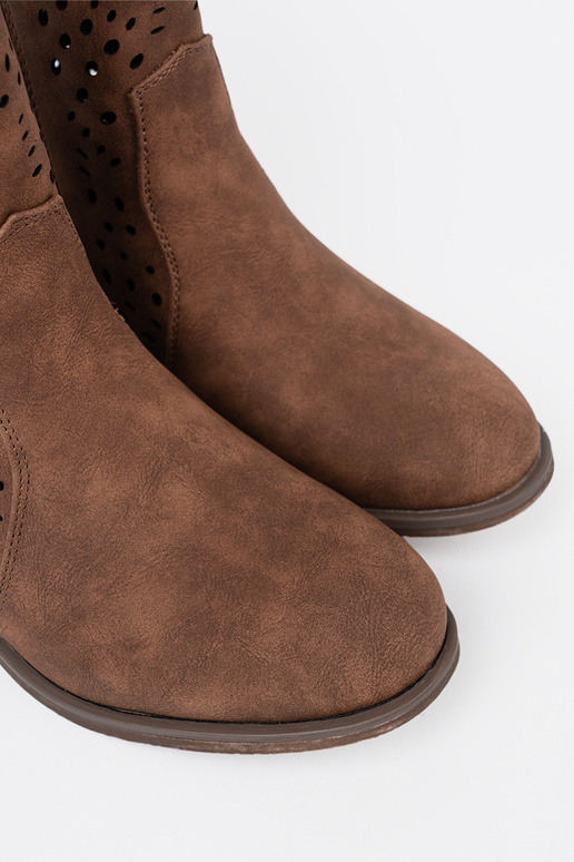 Ažūrs brūnas krāsas zābaki Ažūrs brūnas krāsas zābaki