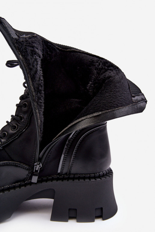 Zamšādas kurpes zābaki Ar rotaslietu rotājumiem melnas krāsas Tā irrx