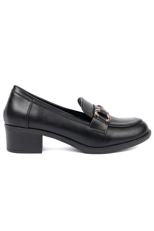 melnas krāsas Sieviešu zābaki z elegancką sprzączką melnas krāsas Sieviešu zābaki z elegancką sprzączką