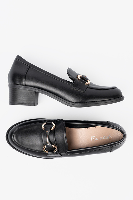 melnas krāsas Sieviešu zābaki z elegancką sprzączką melnas krāsas Sieviešu zābaki z elegancką sprzączką
