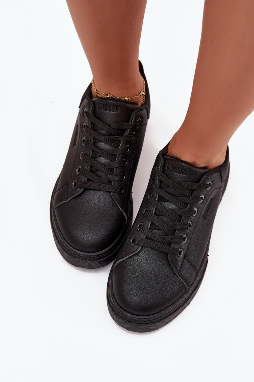 Sneakers modeļa apavi Sieviešu ar platformu Big Star SS274244 melnas krāsas