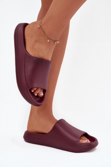 Gaisma sieviešu čības Big Star SS274422 bordo krāsas