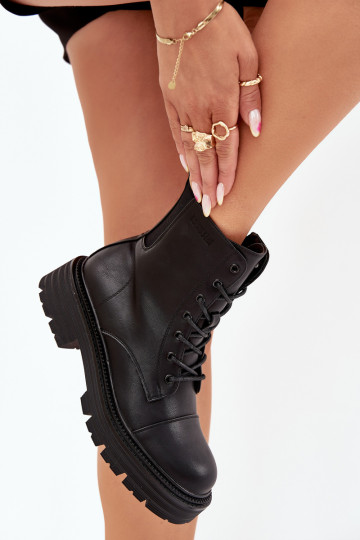 siltināti zābaki Sieviešu Big Star OO274140 melnas krāsas