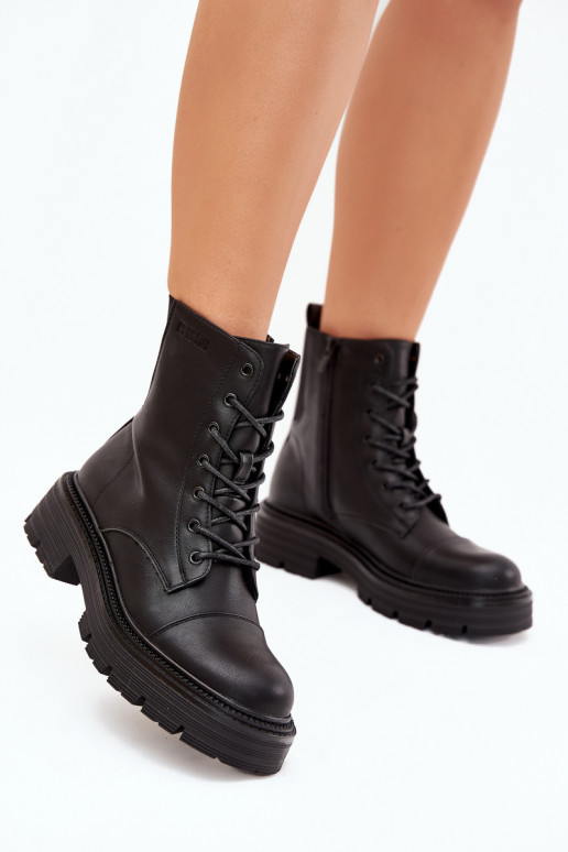 siltināti zābaki Sieviešu Big Star OO274140 melnas krāsas