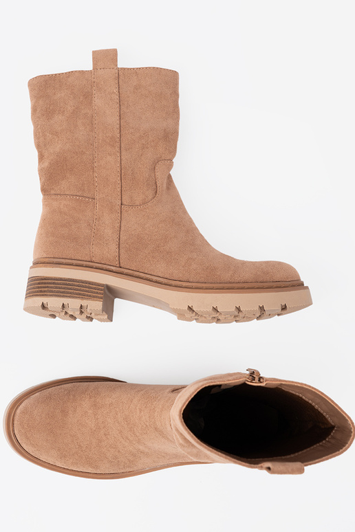 Minimalistyczne zābaki kameloIne z miękkiego zamszu