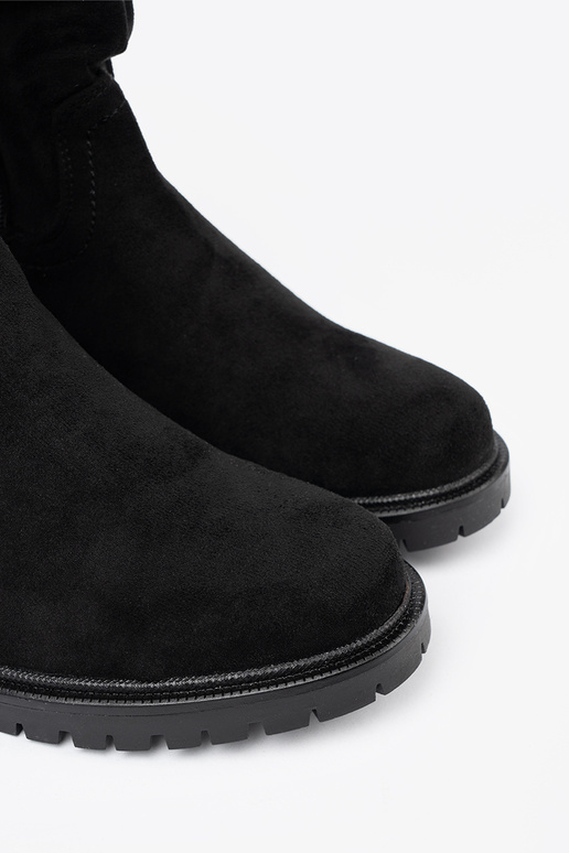 Sieviešu puszābaki Melnas krāsas ar volānu augšdaļu i suInakiem