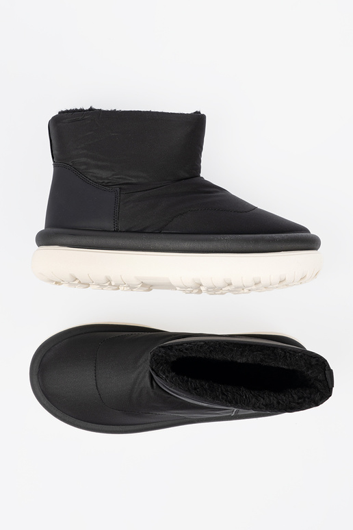 INodoodporne Sieviešu sniega zābaki Melnas krāsas z futrzanym Innętrzem