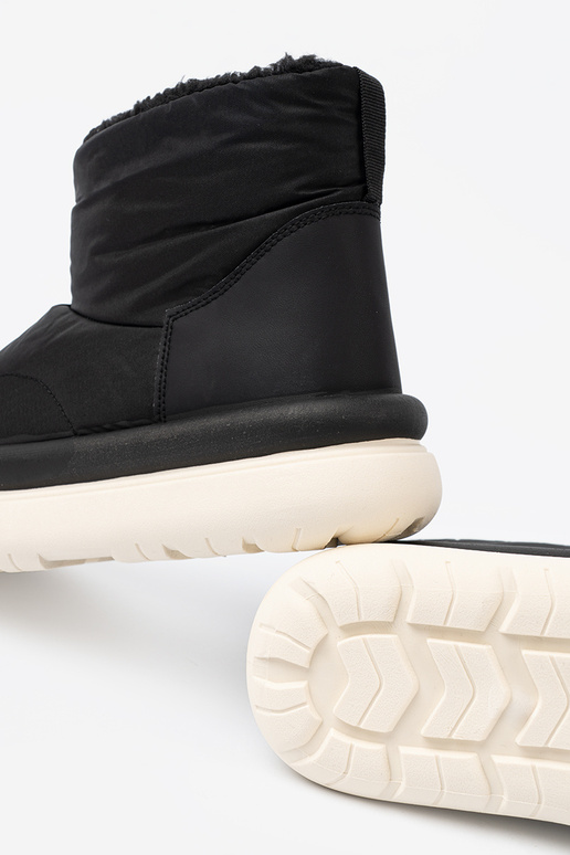 INodoodporne Sieviešu sniega zābaki Melnas krāsas z futrzanym Innętrzem