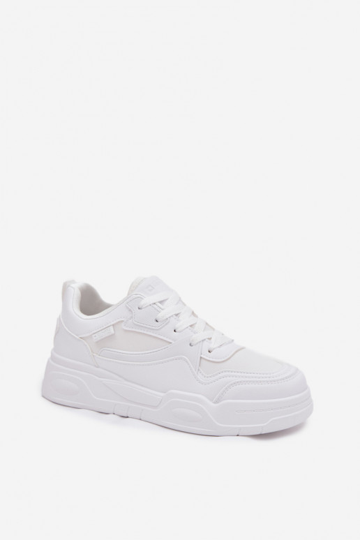 Sneakers modeļa apavi Sieviešu ar platformu Big Star SS274590 HI-POLY SYSTEM baltas krāsas Sneakers modeļa apavi Sieviešu ar platformu Big Star SS274590 HI-POLY SYSTEM baltas krāsas