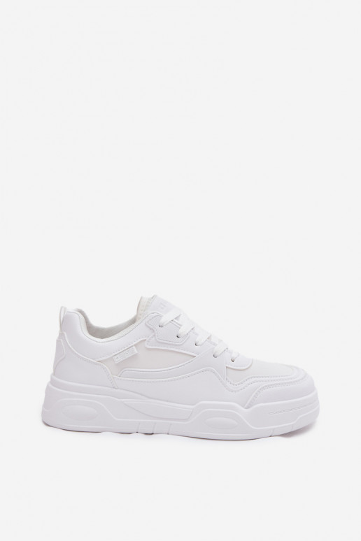 Sneakers modeļa apavi Sieviešu ar platformu Big Star SS274590 HI-POLY SYSTEM baltas krāsas Sneakers modeļa apavi Sieviešu ar platformu Big Star SS274590 HI-POLY SYSTEM baltas krāsas