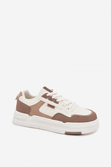 Sneakers modeļa apavi ar platformu Big Star OO274A151 smilšu krāsas