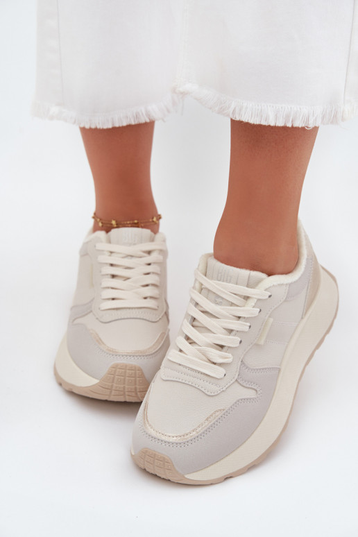 siltināti Sneakers modeļa apavi Sieviešu ar platformu Big Star SS274008 HI-POLY SYSTEM Ziloņkaula krāsas siltināti Sneakers modeļa apavi Sieviešu ar platformu Big Star SS274008 HI-POLY SYSTEM Ziloņkaula krāsas