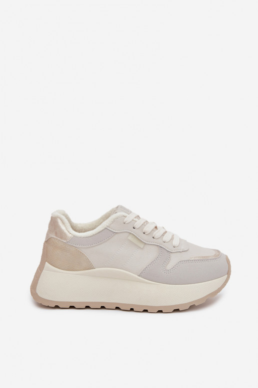 siltināti Sneakers modeļa apavi Sieviešu ar platformu Big Star SS274008 HI-POLY SYSTEM Ziloņkaula krāsas siltināti Sneakers modeļa apavi Sieviešu ar platformu Big Star SS274008 HI-POLY SYSTEM Ziloņkaula krāsas