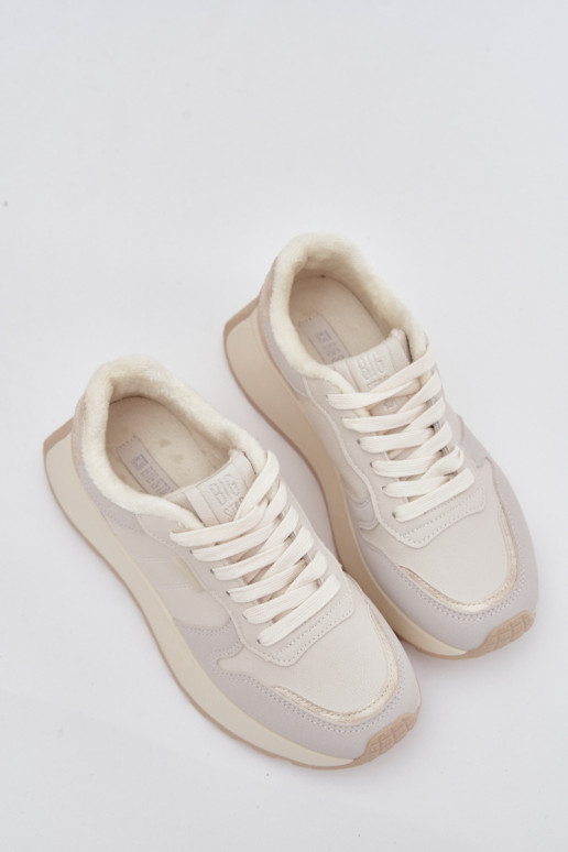 siltināti Sneakers modeļa apavi Sieviešu ar platformu Big Star SS274008 HI-POLY SYSTEM Ziloņkaula krāsas siltināti Sneakers modeļa apavi Sieviešu ar platformu Big Star SS274008 HI-POLY SYSTEM Ziloņkaula krāsas