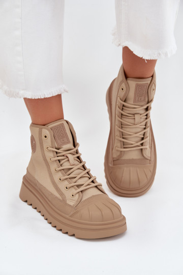 tõmblukuga Sieviešu siltināti Big Star OO274A356 smilšu krāsas