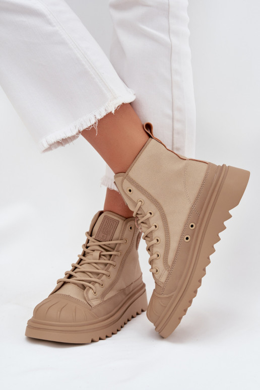 tõmblukuga Sieviešu siltināti Big Star OO274A356 smilšu krāsas