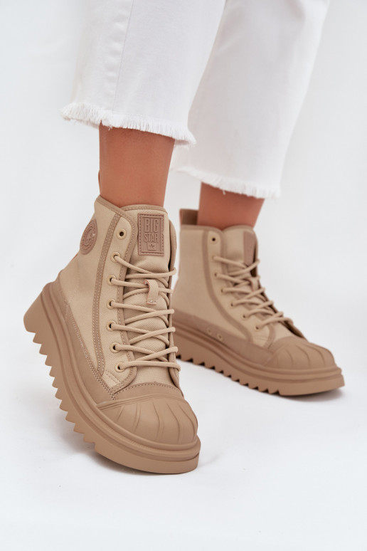 tõmblukuga Sieviešu siltināti Big Star OO274A356 smilšu krāsas