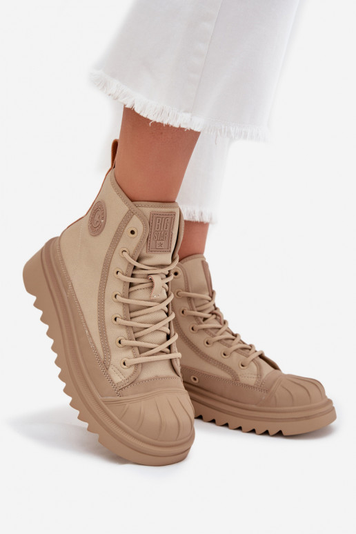 tõmblukuga Sieviešu siltināti Big Star OO274A356 smilšu krāsas