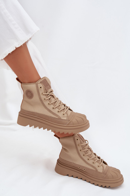 tõmblukuga Sieviešu siltināti Big Star OO274A356 smilšu krāsas