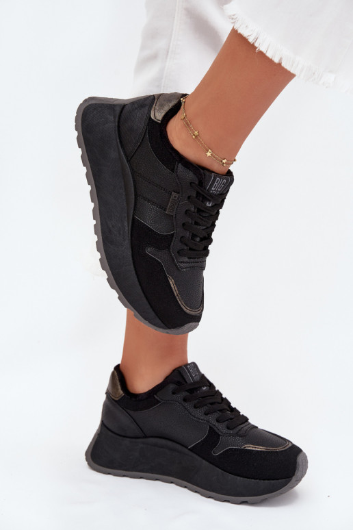 siltināti Sneakers modeļa apavi Sieviešu ar platformu Big Star SS274007 HI-POLY SYSTEM melnas krāsas siltināti Sneakers modeļa apavi Sieviešu ar platformu Big Star SS274007 HI-POLY SYSTEM melnas krāsas