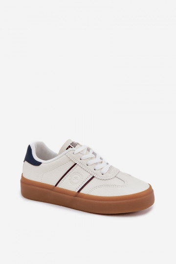 Bērnu baltas krāsas sneakers stila kurpes Big Star SS374024