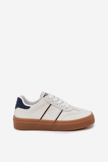 Bērnu baltas krāsas sneakers stila kurpes Big Star SS374024 2