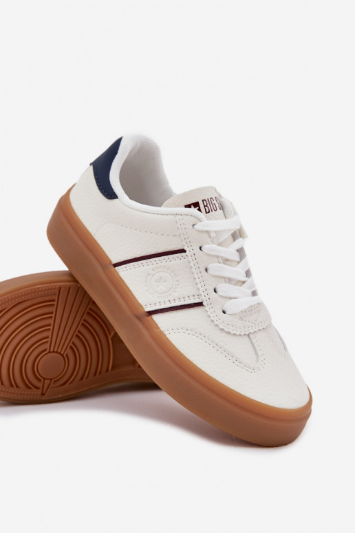 Sneakers modeļa apavi Bērnu apavi Big Star SS374024 baltas krāsas