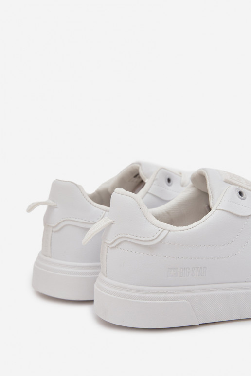 brīvā laika apavi Sneakers modeļa apavi Vīriešiem no eko ādas Big Star OO174118 baltas krāsas