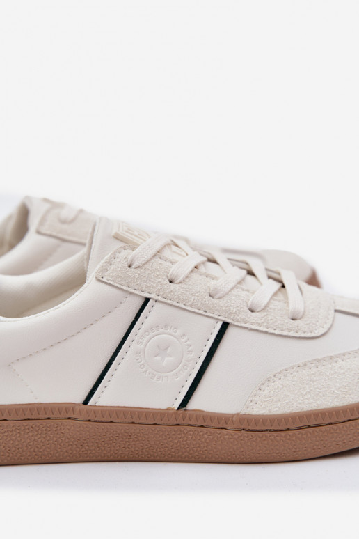 Zems Sneakers modeļa apavi Vīriešiem Big Star SS174078 baltas krāsas