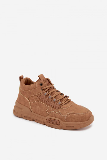 Sneakers modeļa apavi Vīriešiem Big Star SS174281 HI-POLY SYSTEM brūnas krāsas