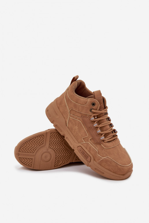 Sneakers modeļa apavi Vīriešiem Big Star SS174281 HI-POLY SYSTEM brūnas krāsas