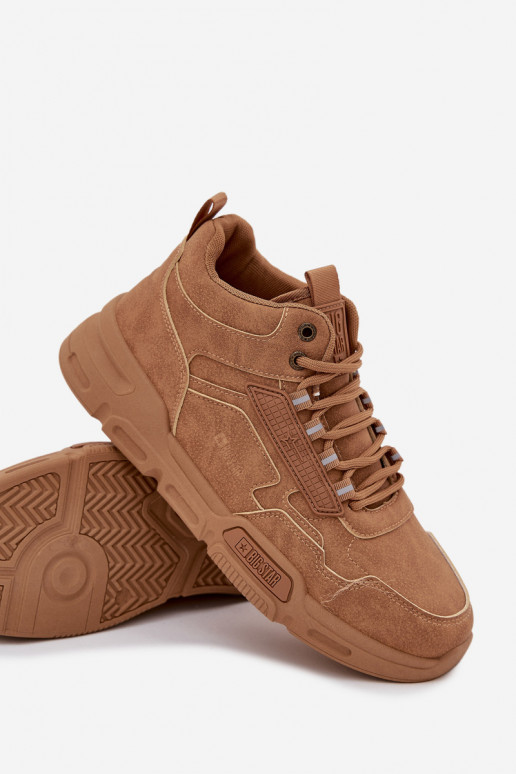 Sneakers modeļa apavi Vīriešiem Big Star SS174281 HI-POLY SYSTEM brūnas krāsas