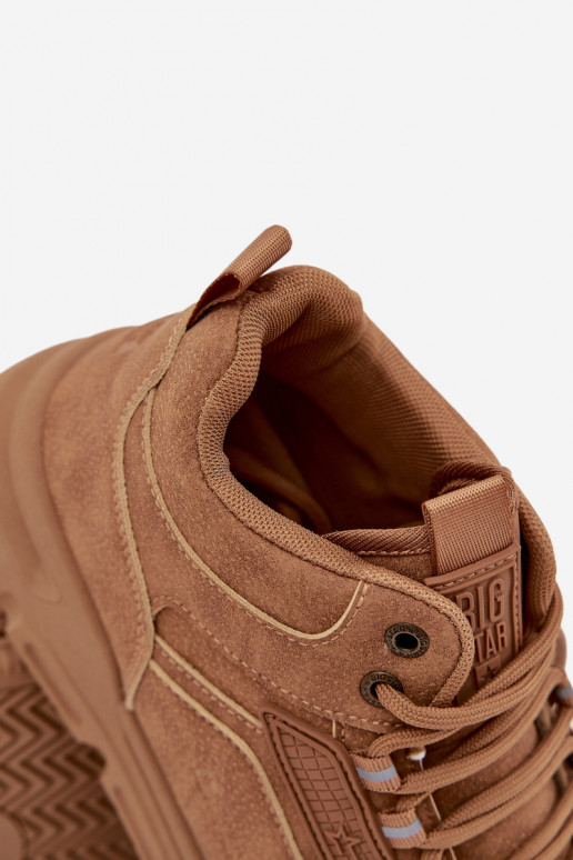 Sneakers modeļa apavi Vīriešiem Big Star SS174281 HI-POLY SYSTEM brūnas krāsas