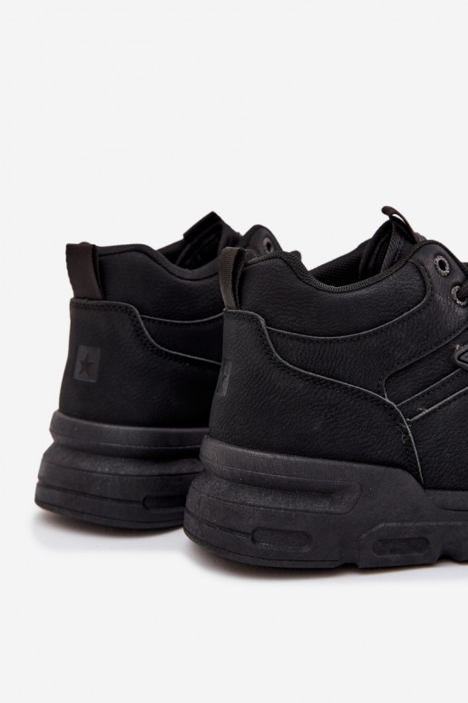 Sneakers modeļa apavi Vīriešiem Big Star SS174282 HI-POLY SYSTEM melnas krāsas