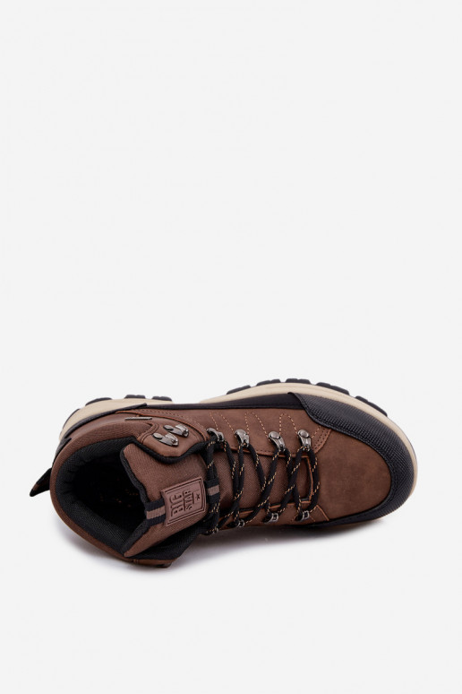 pārgājienu zābaki Vīriešiem Big Star SS174049 brūnas krāsas